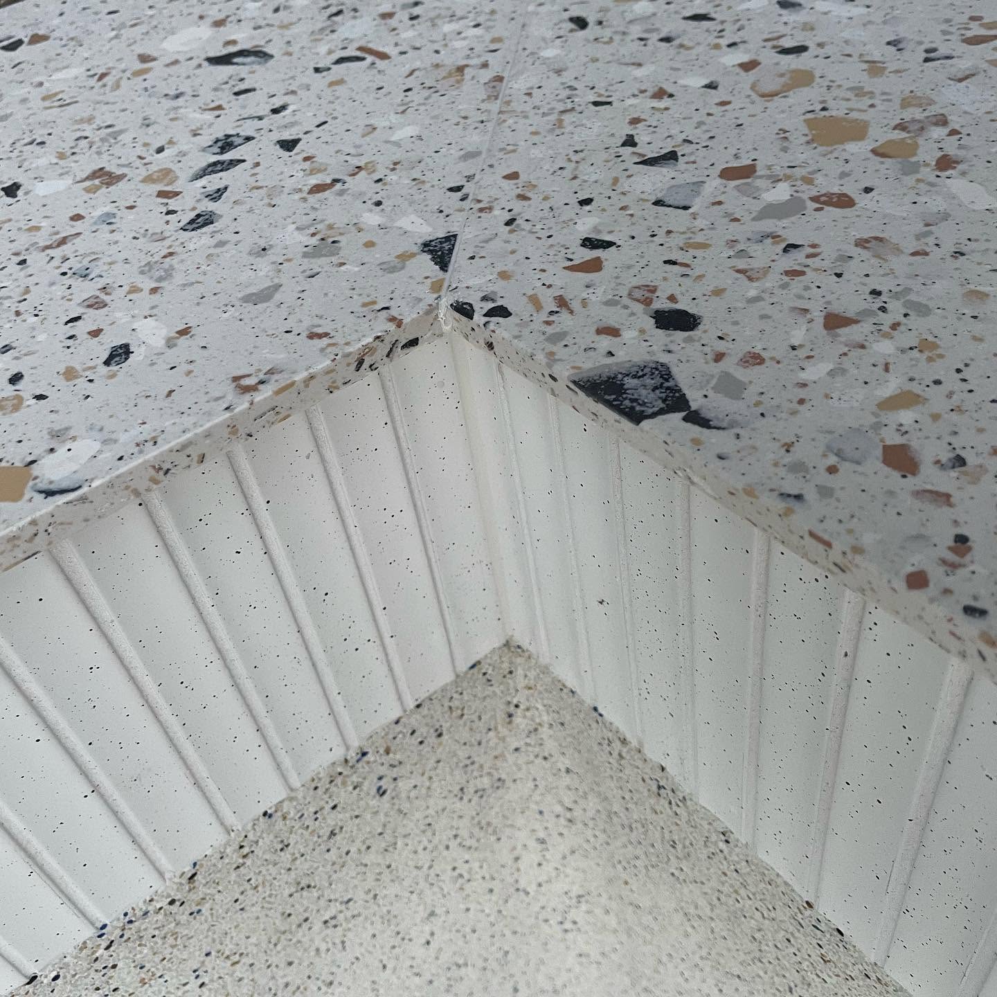 Terrazzo tiling detail by Jobson Tiling